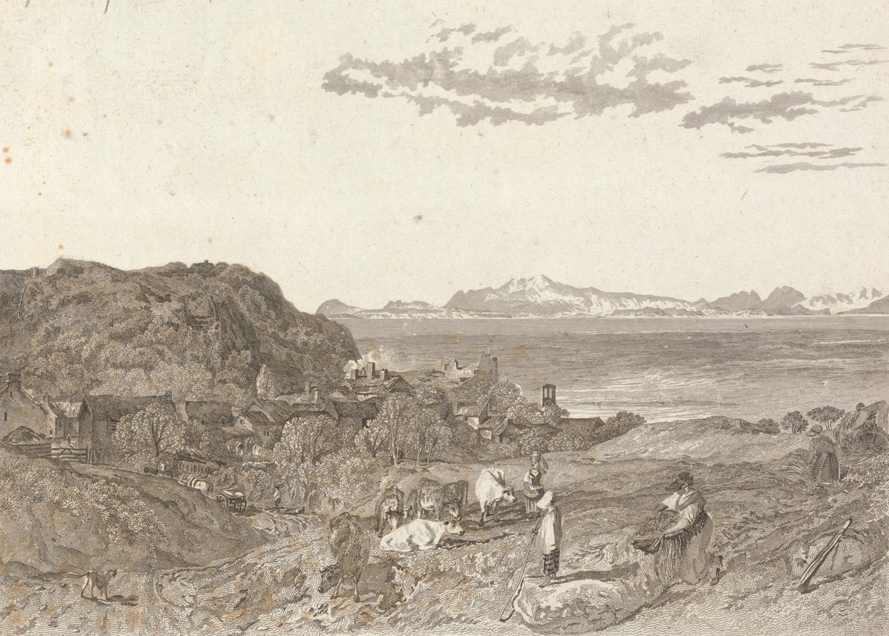 Heysham et montagne de Cumberland - W. R. Smith