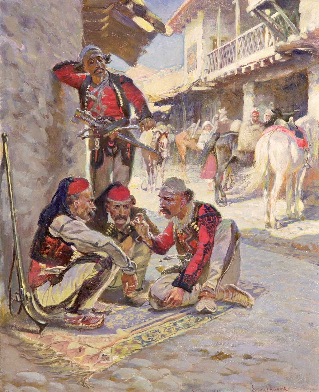 Jeu de dés, 1892 - Waclaw Pawliszak