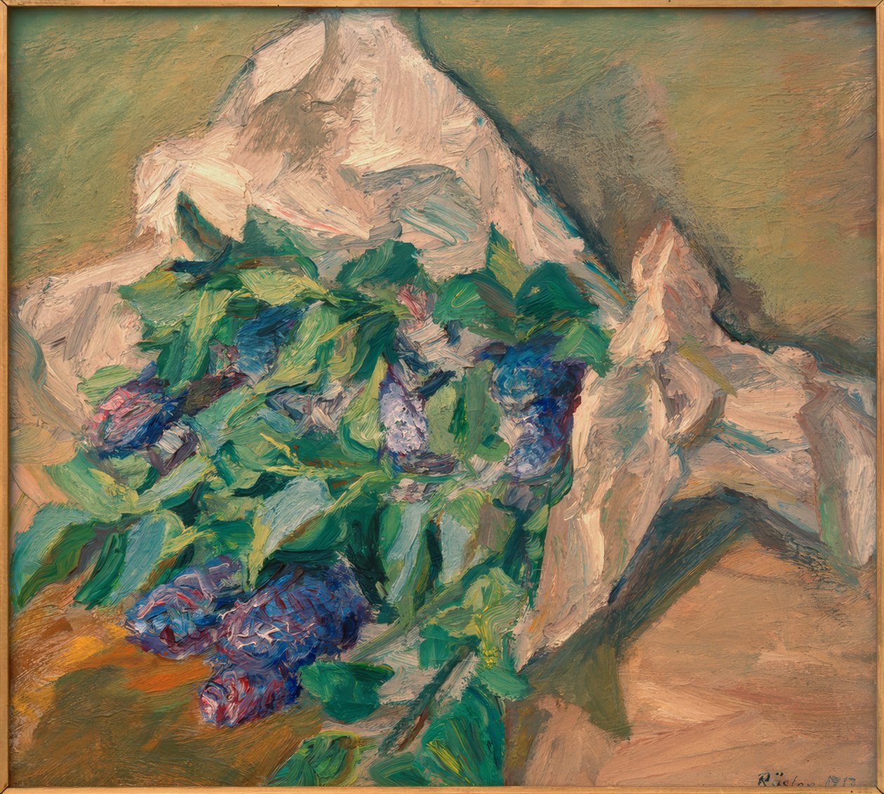 Nature morte avec lilas - Waldemar Rosler
