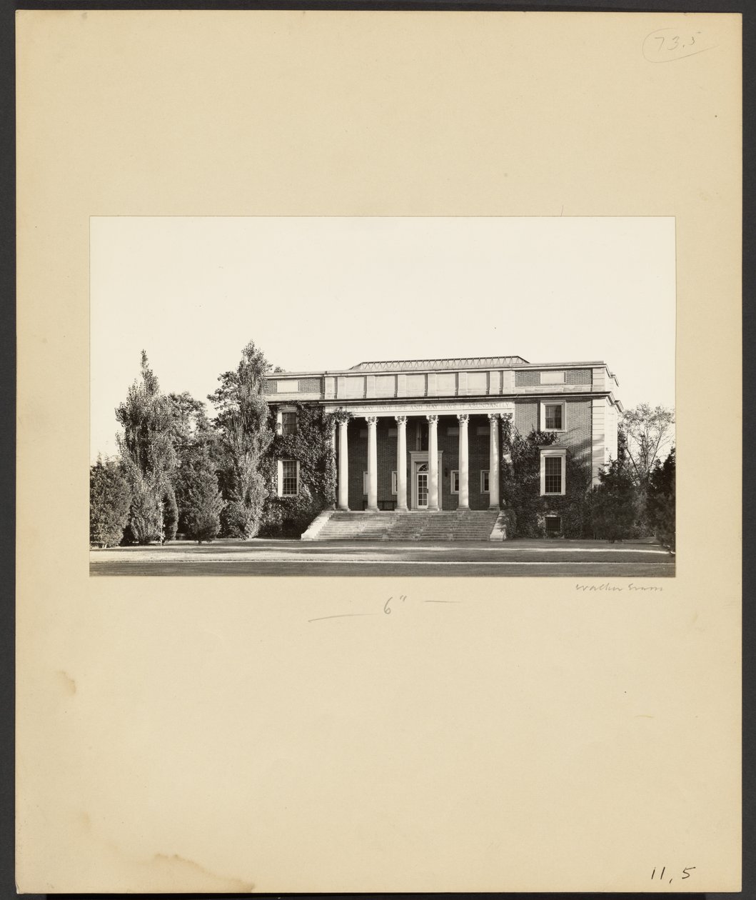 [Wheaton College : The Library (1923)] - Walker Evans