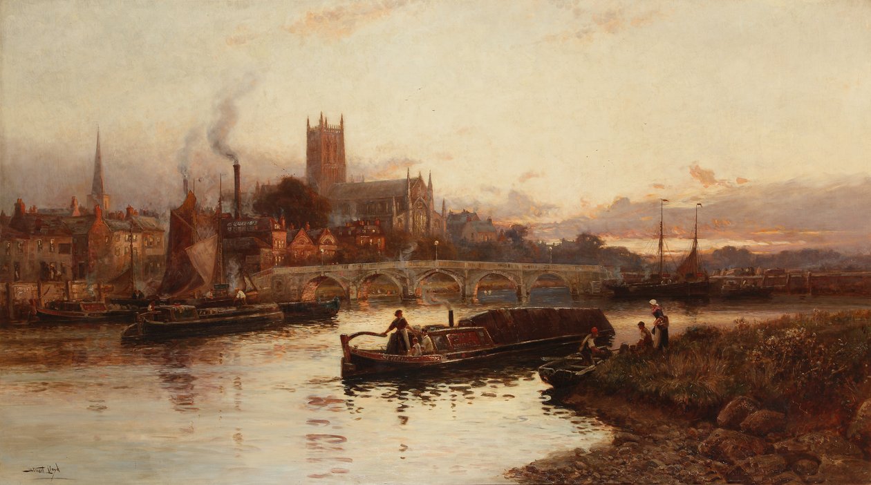 Vue de Worcester - Walker Stuart Lloyd