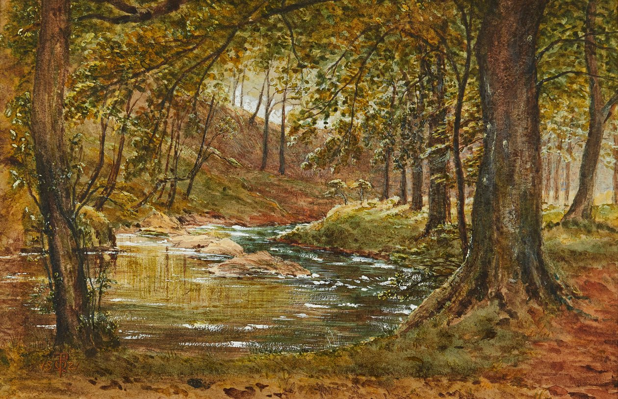 Une clairière forestière - Waller Hugh Paton