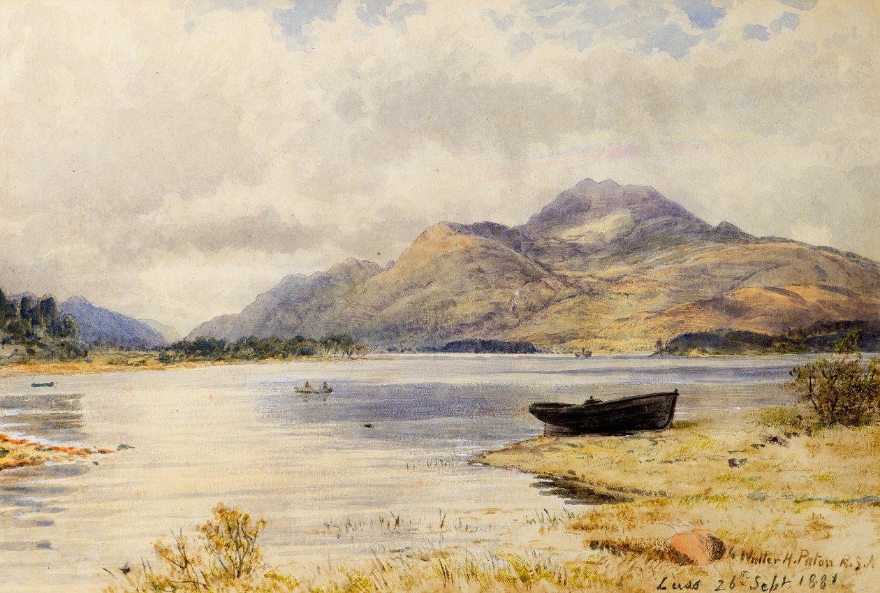 Ben Lomond depuis Luss - Waller Hugh Paton
