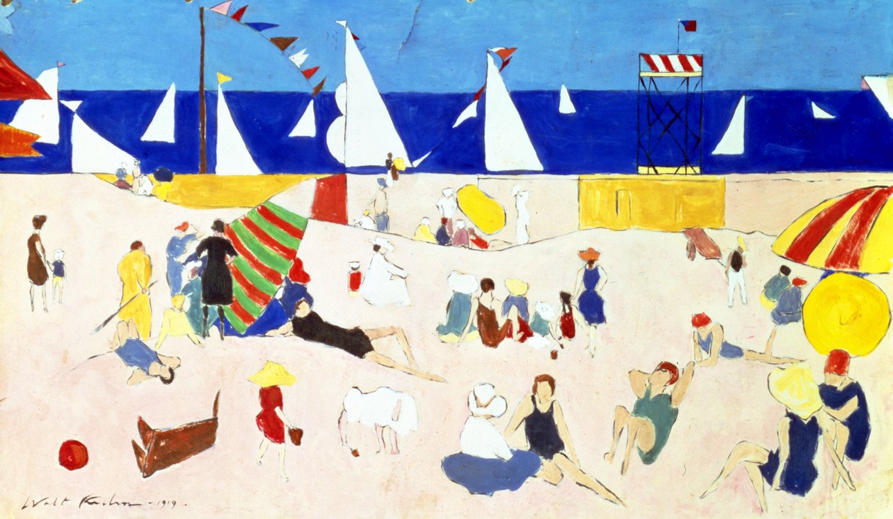 À la plage - Walt Kuhn
