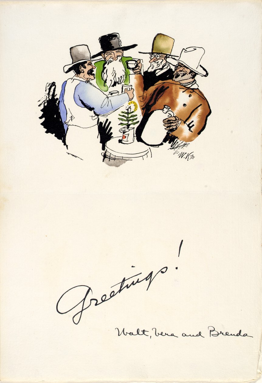 Vœux de Noël 1931 - Walt Kuhn