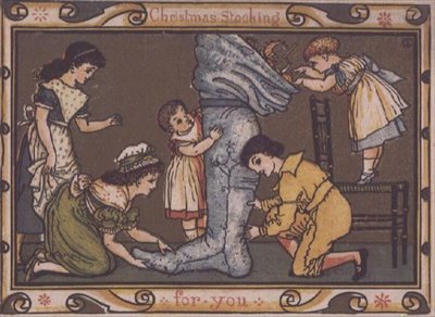 Conception de carte de Noël - Walter Crane