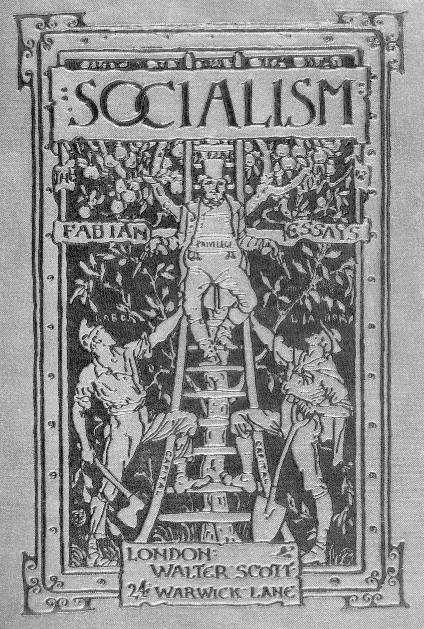 Couverture de Socialisme : Essais fabiens - Walter Crane
