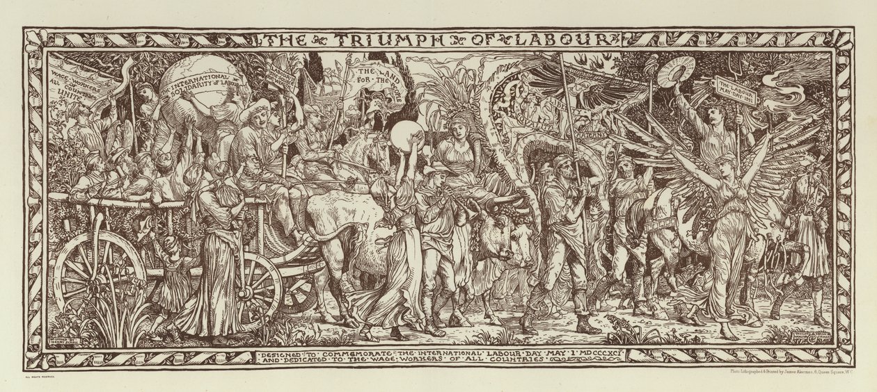 Le triomphe du travail - Walter Crane