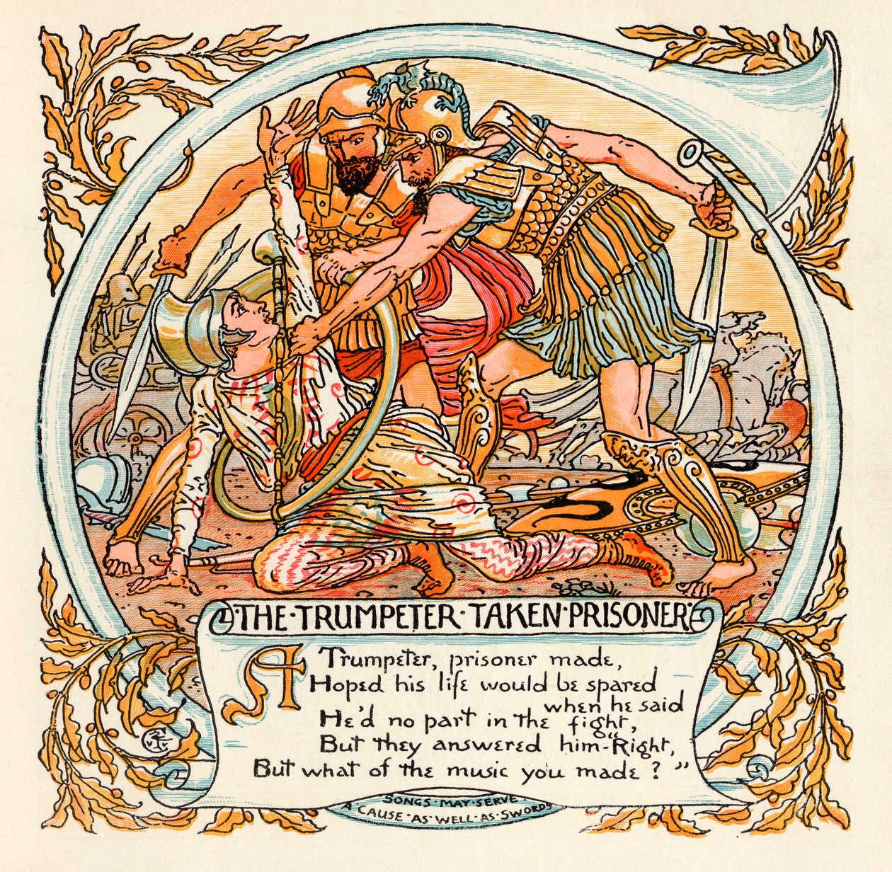 Le trompettiste fait prisonnier, illustration de 