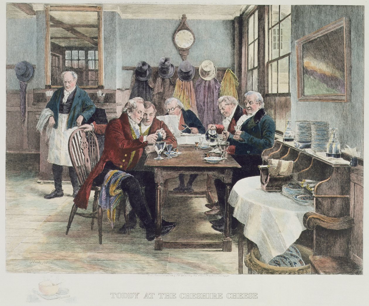 Toddy au Cheshire Cheese, publié en 1896 - Walter Dendy Sadler