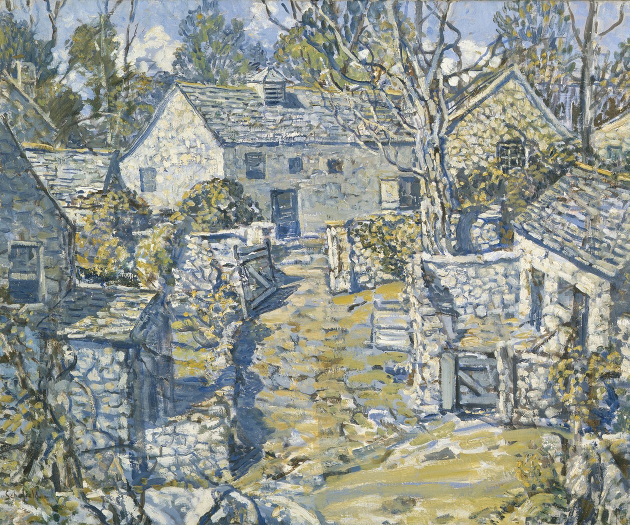 Village de pierre - Walter Elmer Schofield