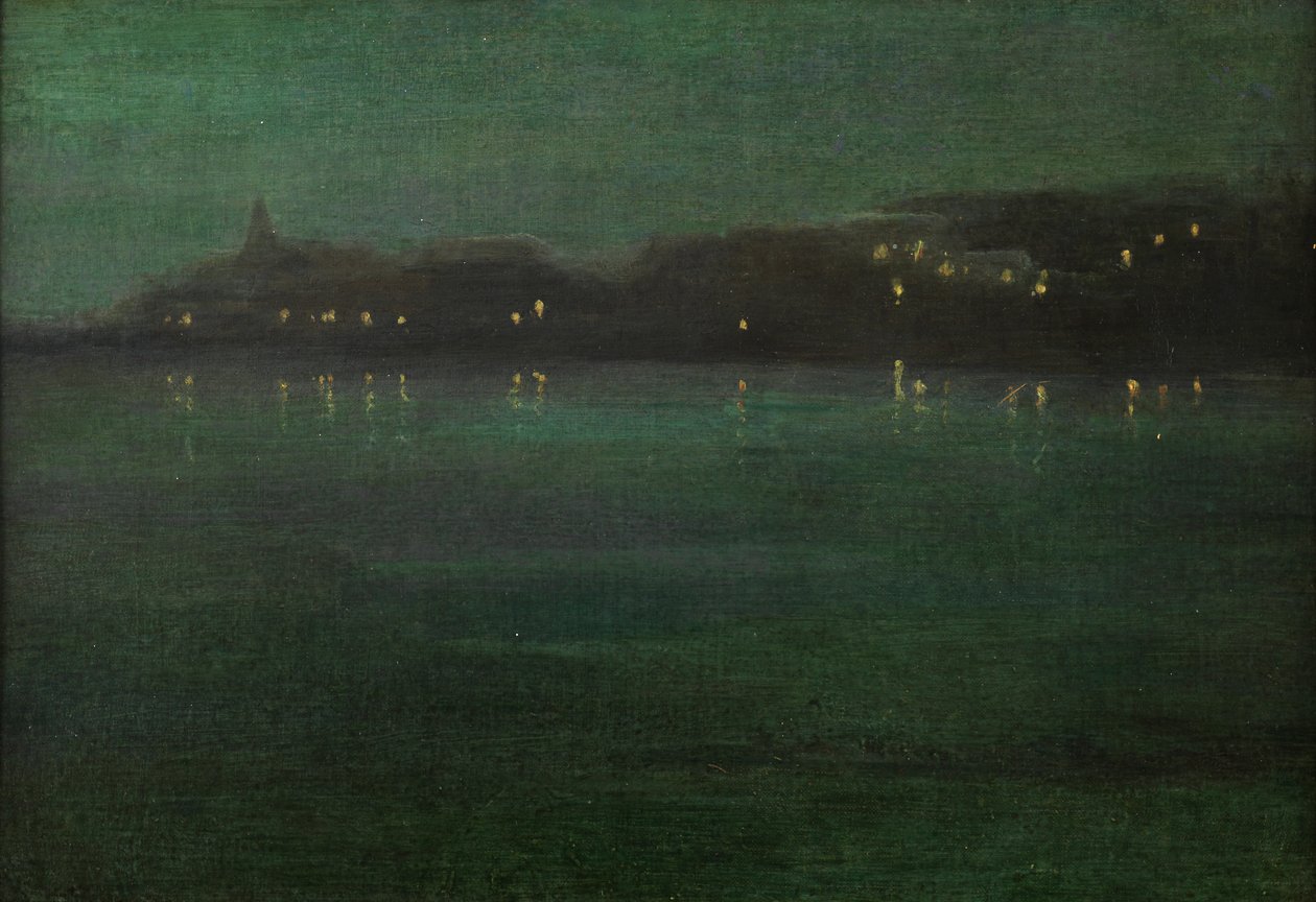 Nocturne : Battersea Reach - Walter Greaves