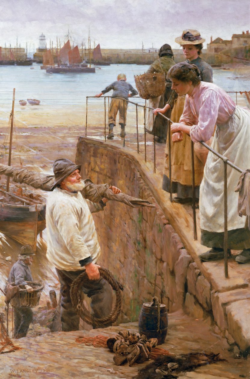 Entre les Marées - Walter Langley