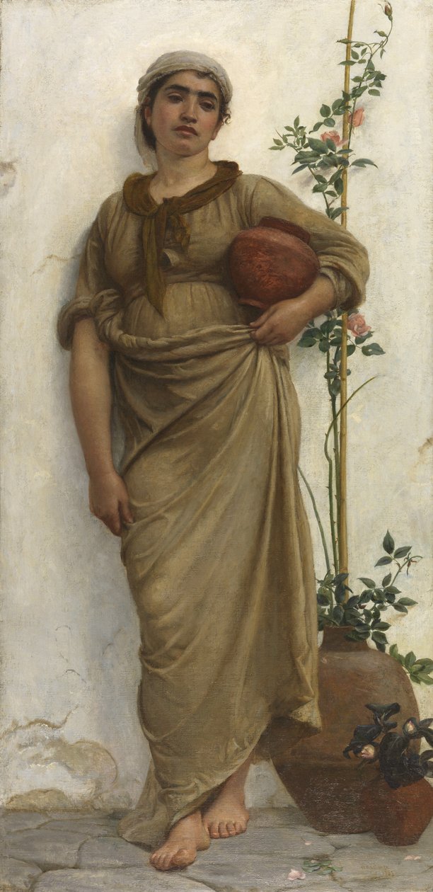 Vendeuse de fleurs napolitaine - Walter Maclaren