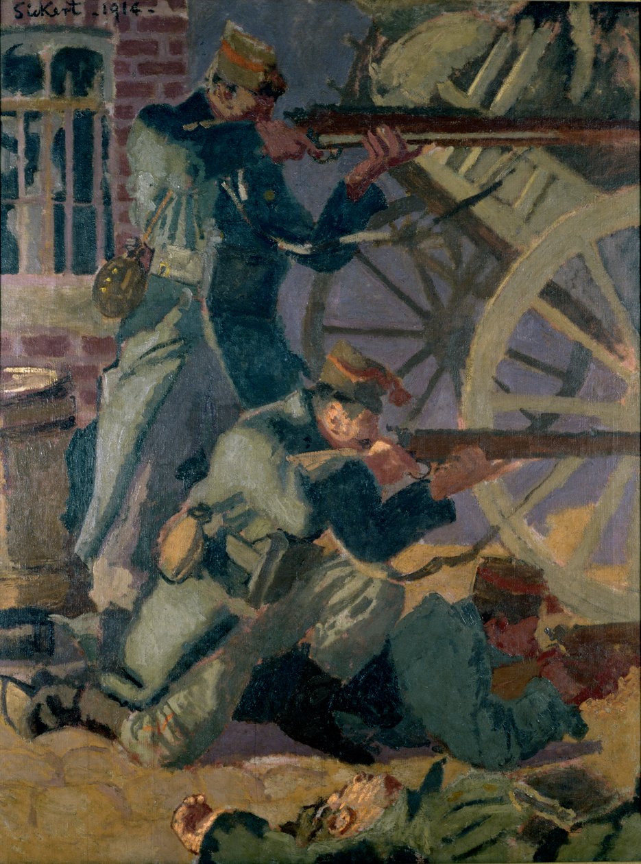 Soldats du roi Albert le Prêt, 1914 - Walter Richard Sickert