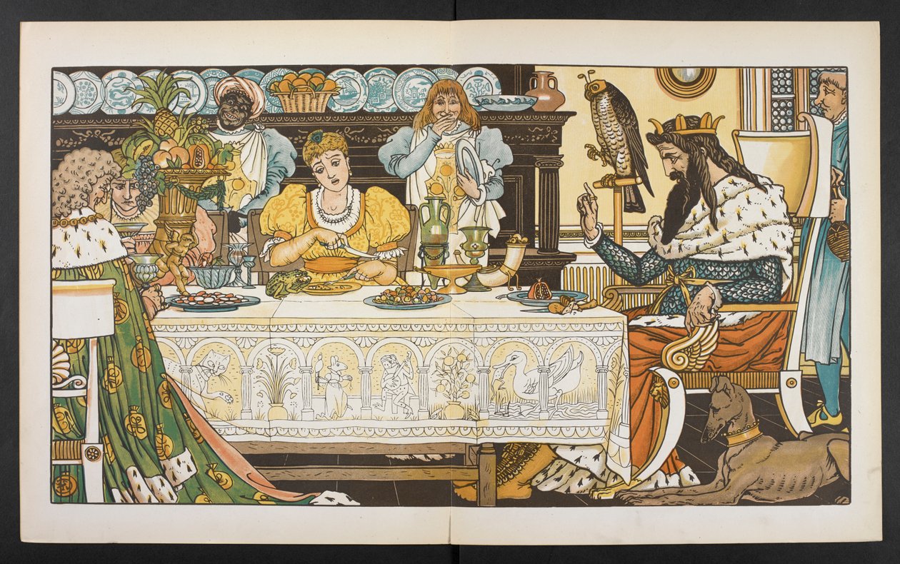 Illustration pour Le Prince Grenouille. - Walter Crane