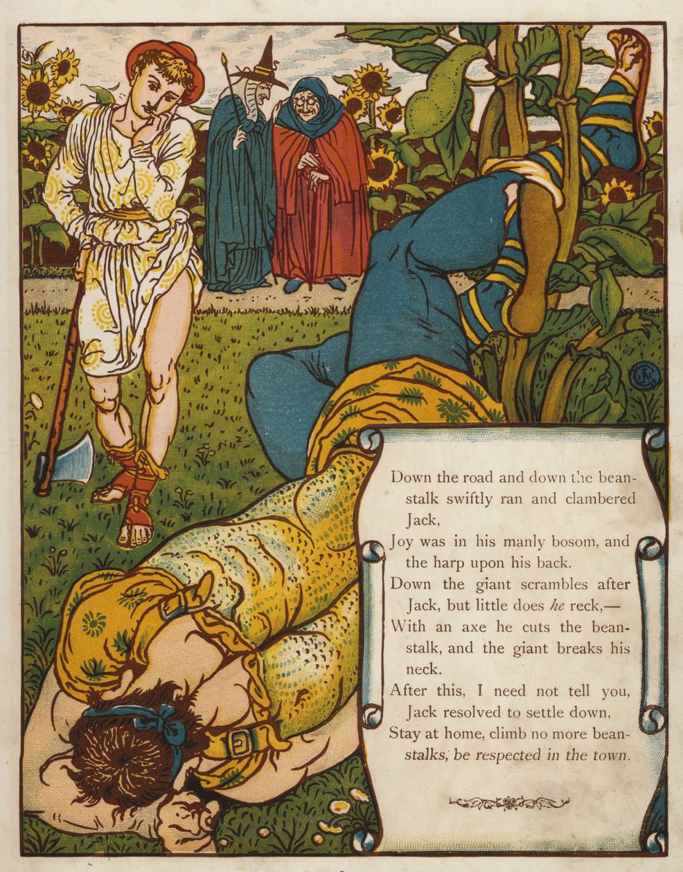 Jack et le haricot magique - Walter Crane