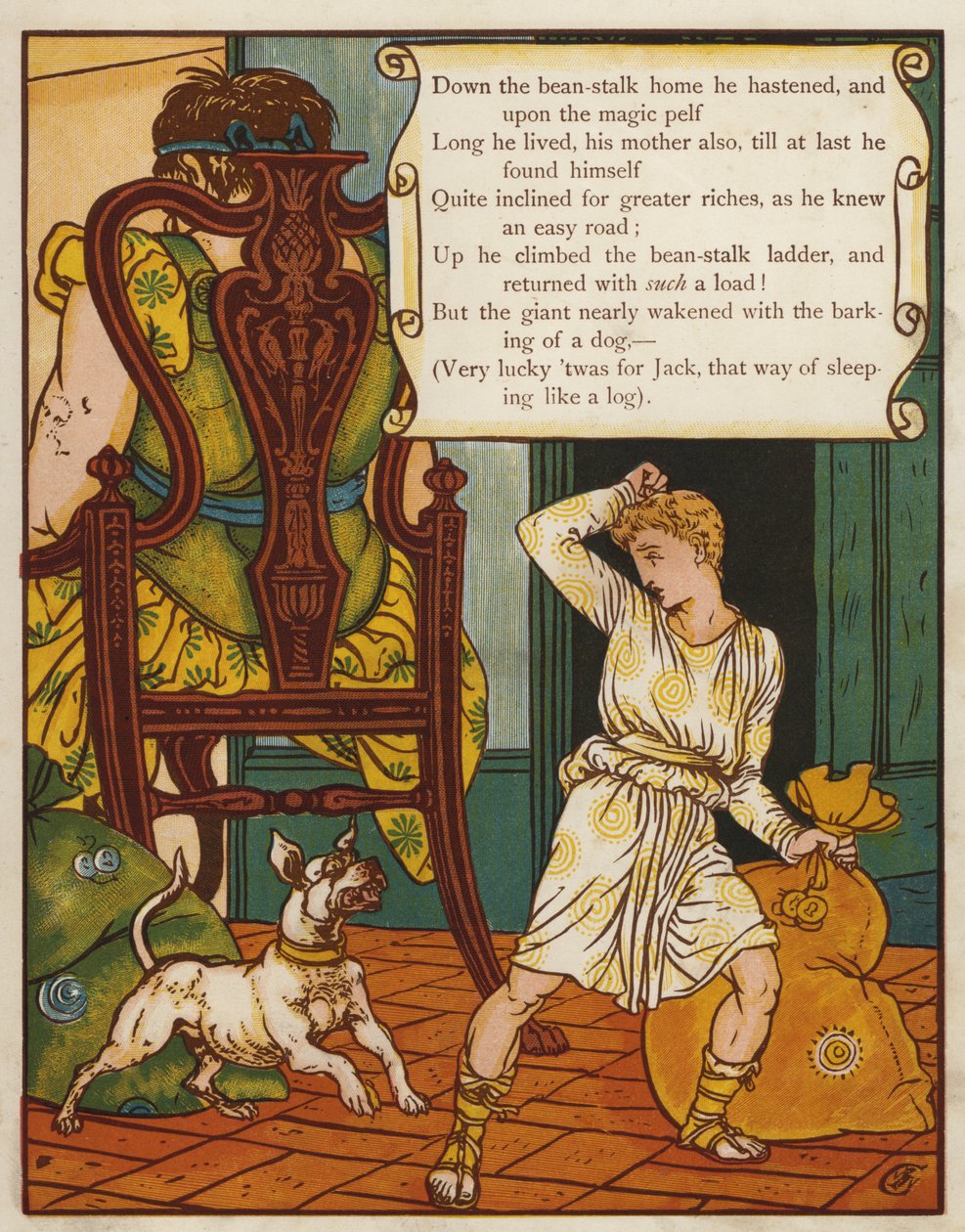 Jack et le haricot magique - Walter Crane