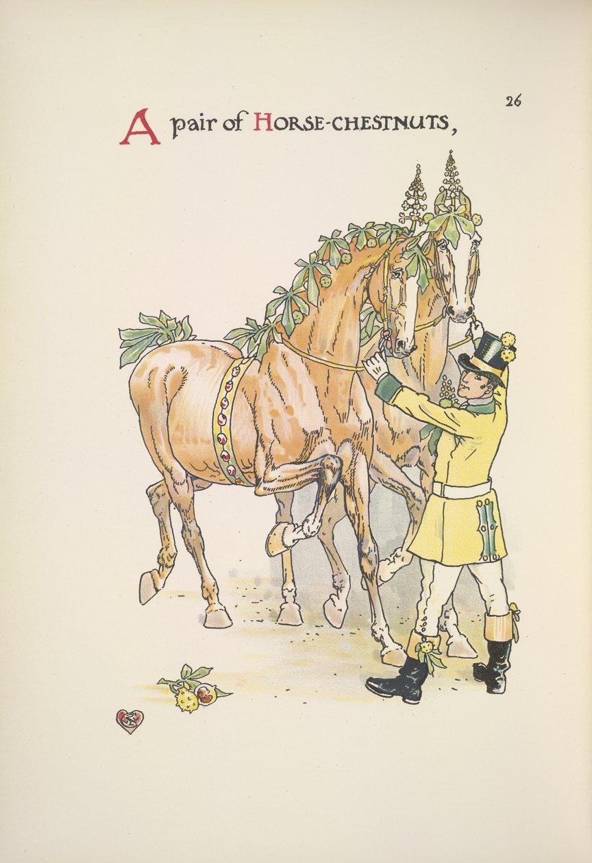 Deux chevaux - Walter Crane
