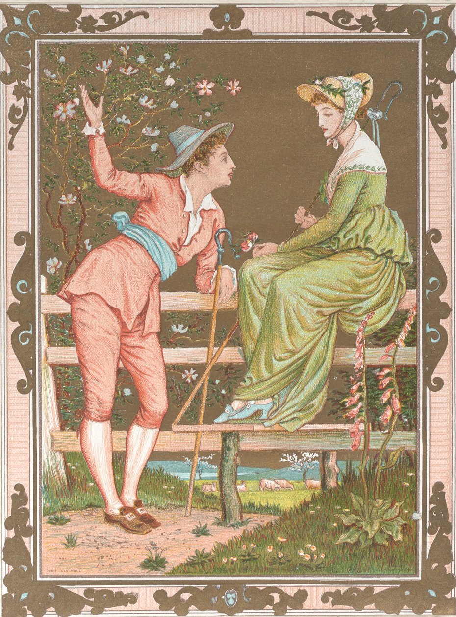 Valentine, 1876 - Walter Crane