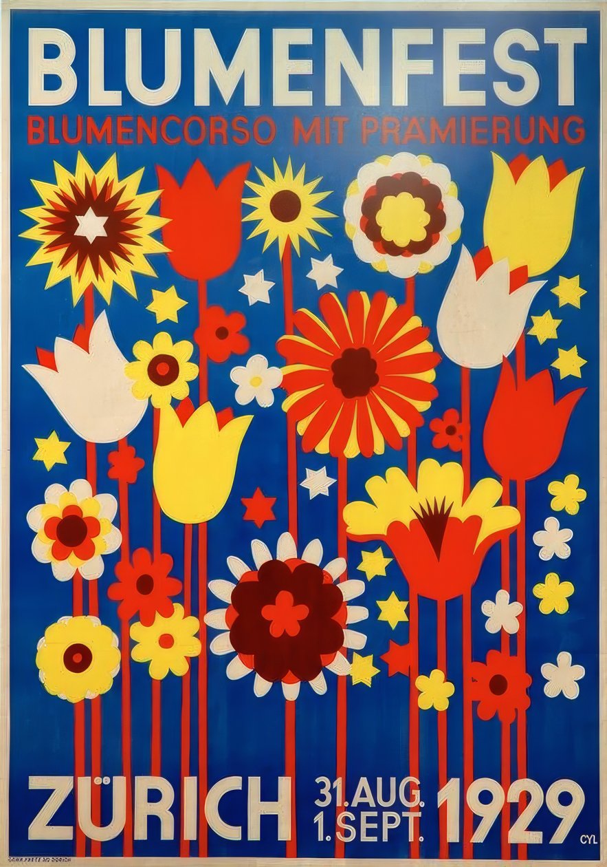 Fête des fleurs, corso fleuri avec remise de prix - Walter Cyliax