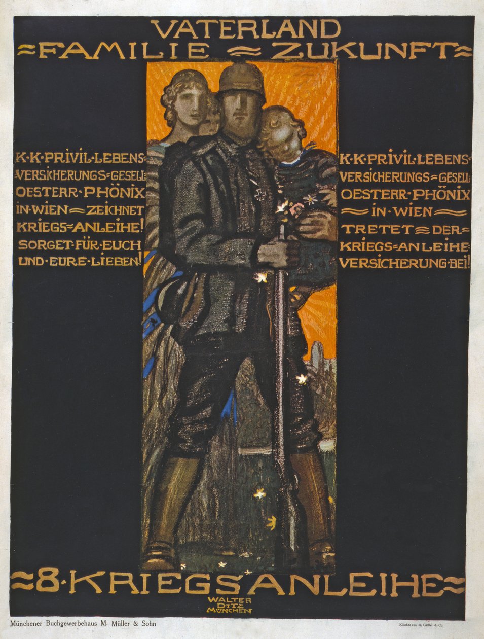 Vaterland, famille, avenir ? pub. 1918 - Walter Ditz