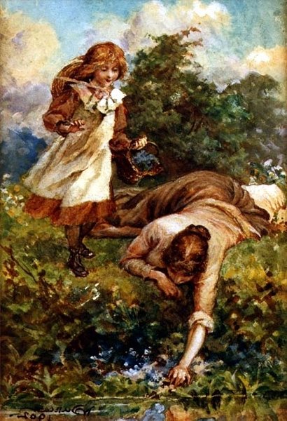 Cueillir des jacinthes - Walter Duncan