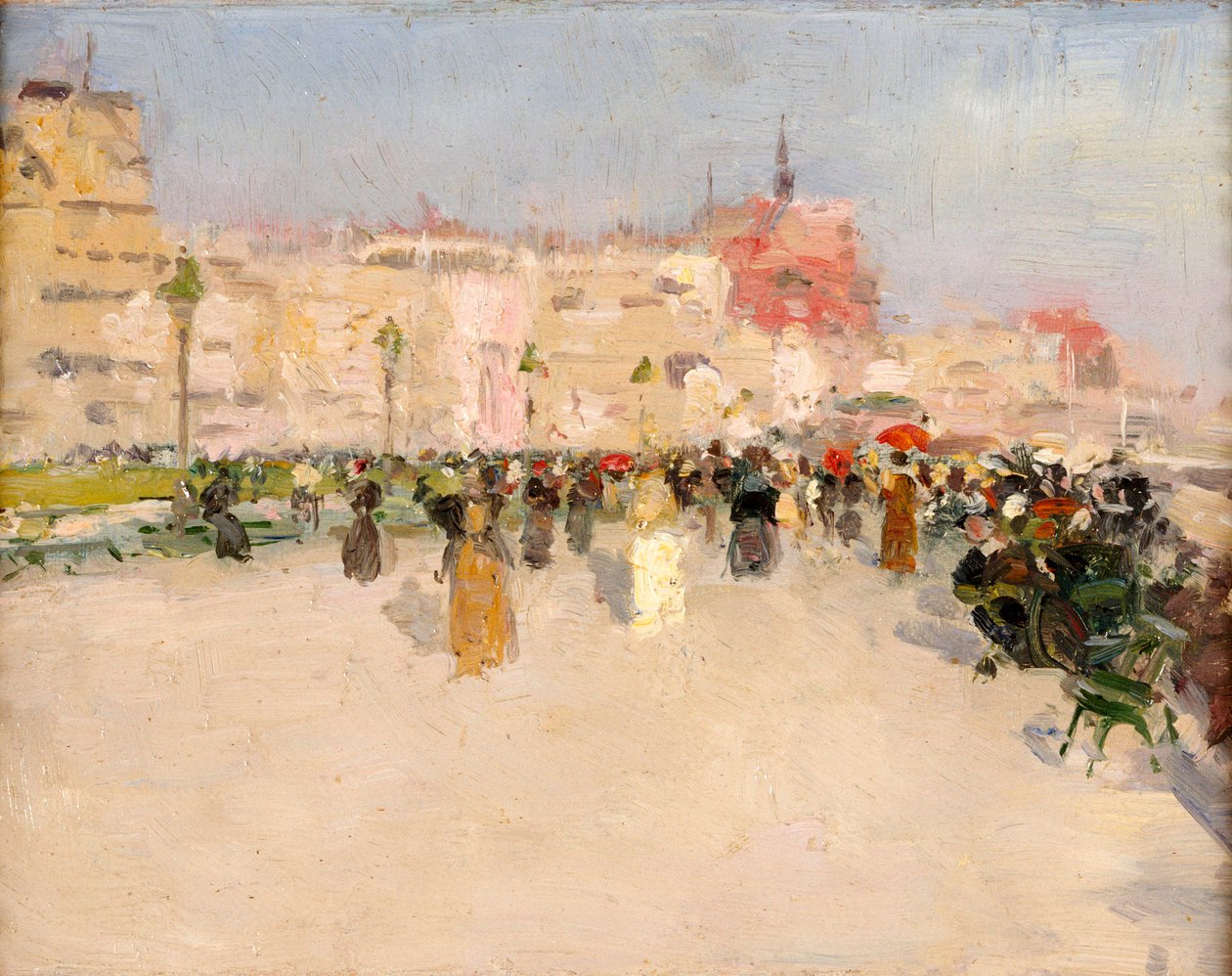 Une promenade en bord de mer, vers 1891 - Walter Frederick Osborne