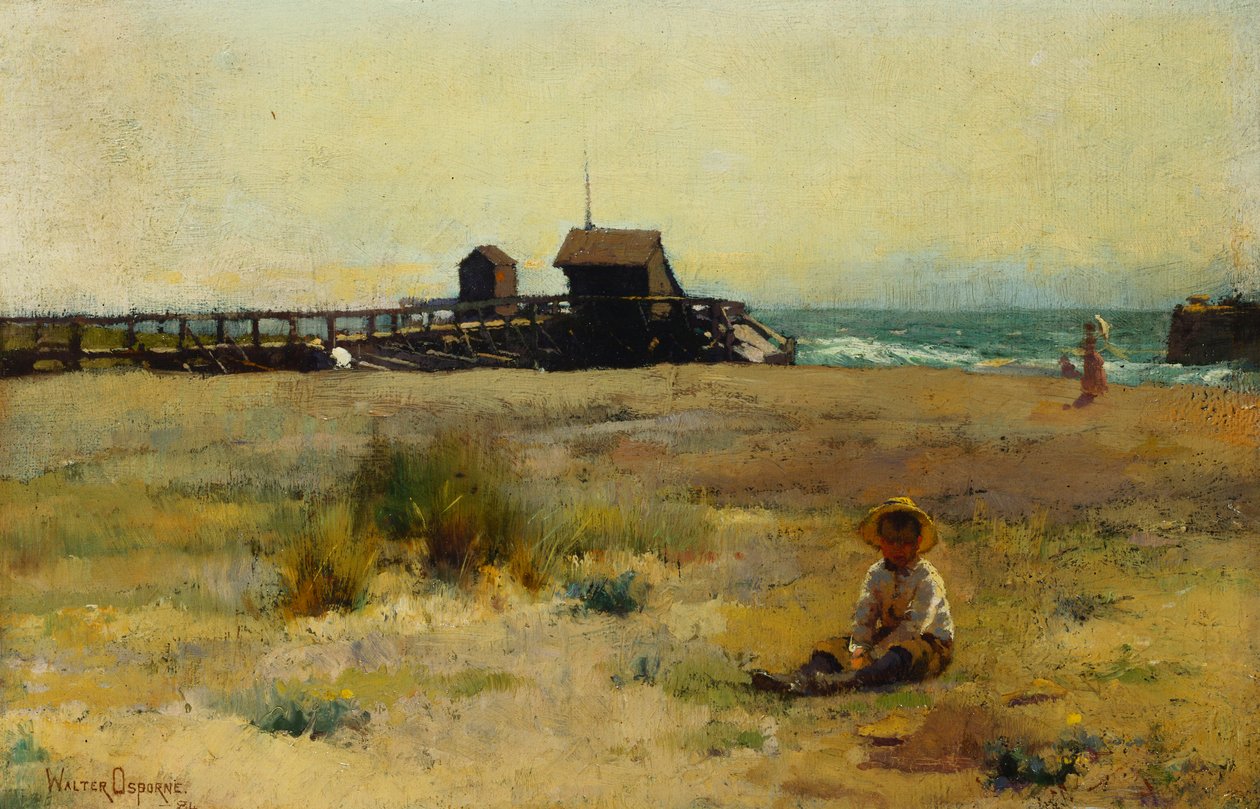 Garçon sur une plage, 1884 - Walter Frederick Osborne