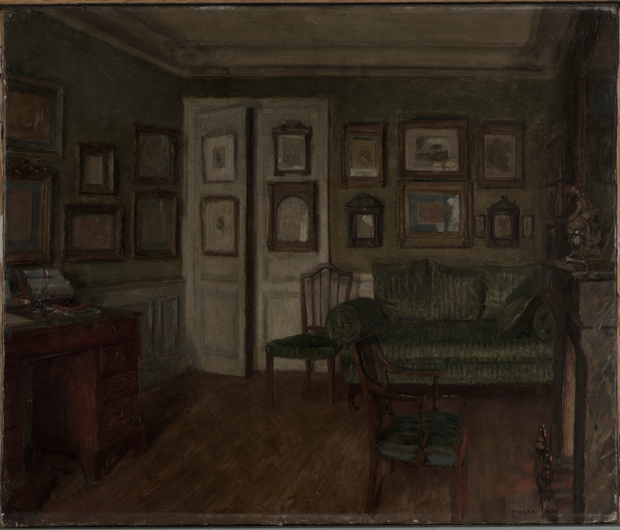 Un intérieur - Walter Gay