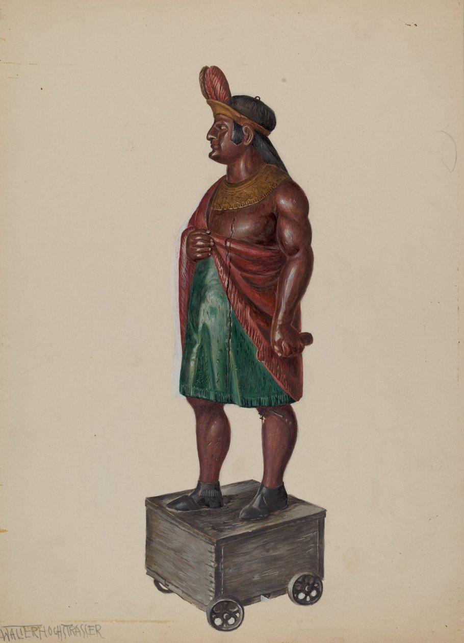 Indien de magasin de cigares, vers 1936 - Walter Hochstrasser