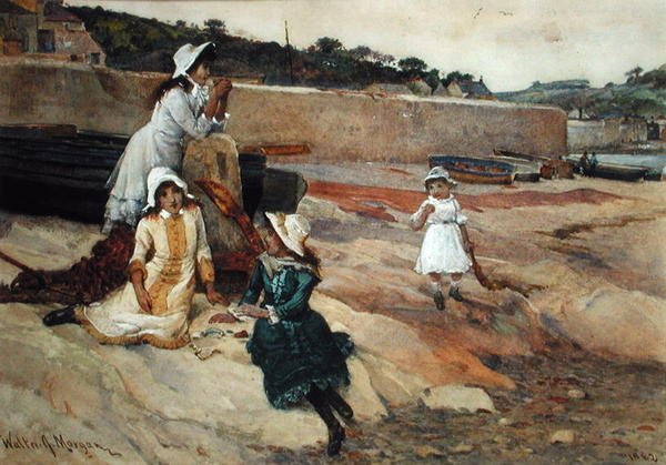 La fête sur la plage - Walter Jenks Morgan