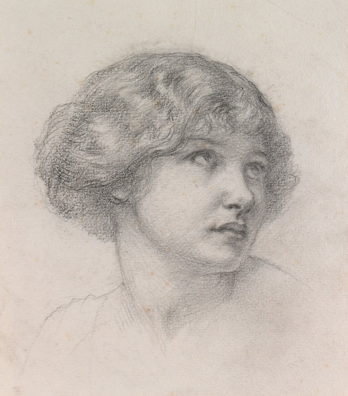 Tête de fille - Walter John Knewstub