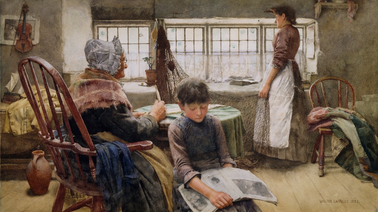 Souvenirs, 1885 - Walter Langley