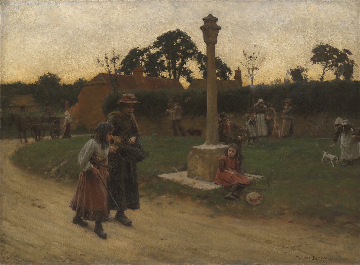 Musiciens itinérants - Walter Langley