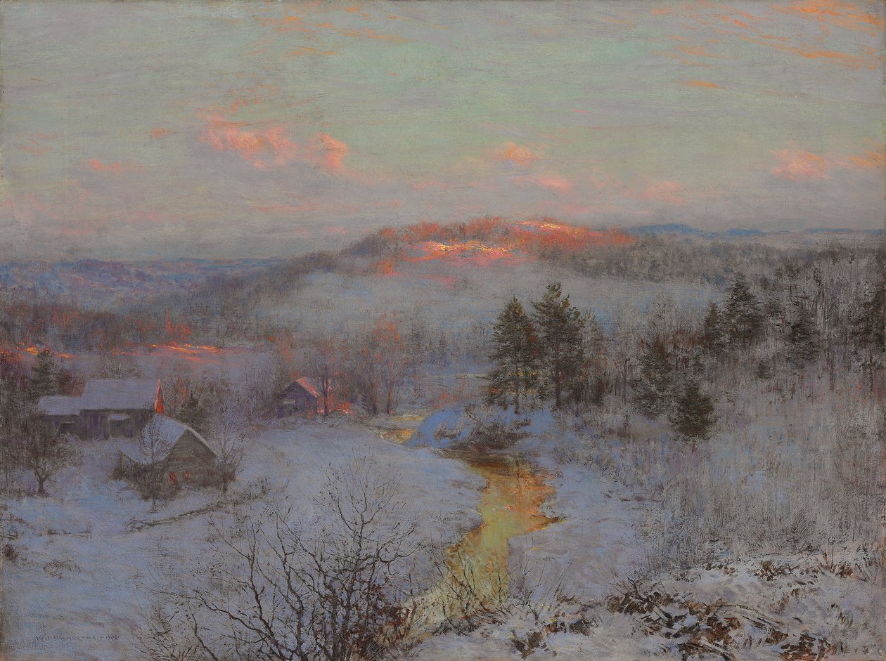 Hiver déclinant - Walter Launt Palmer