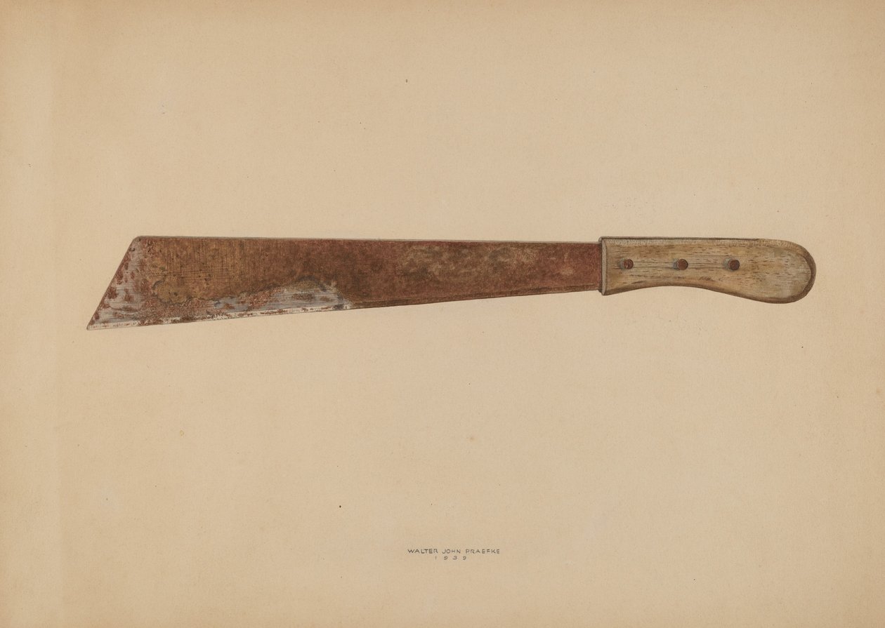 Couteau à maïs - Walter Praefke