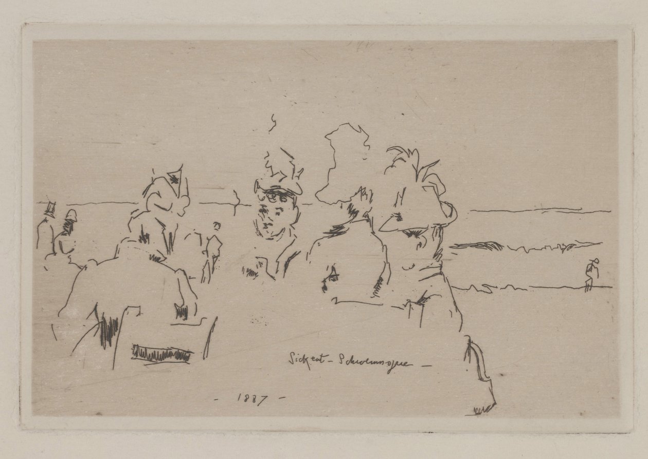 Scheveningen, Kaffeeklatsch (Commérages) - Walter Richard Sickert