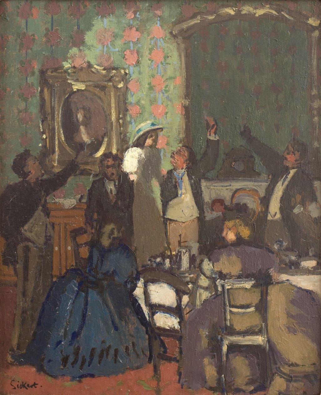 Le toast. Trelawny of the Wells" (Trelawny des puits) - Walter Richard Sickert