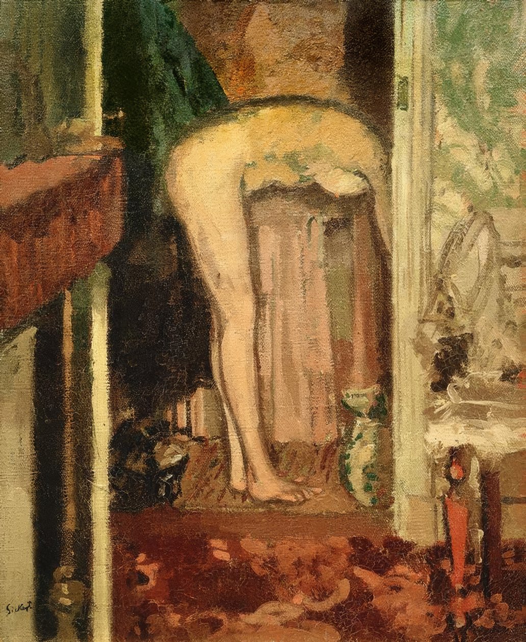 Femme se lavant les cheveux - Walter Richard Sickert
