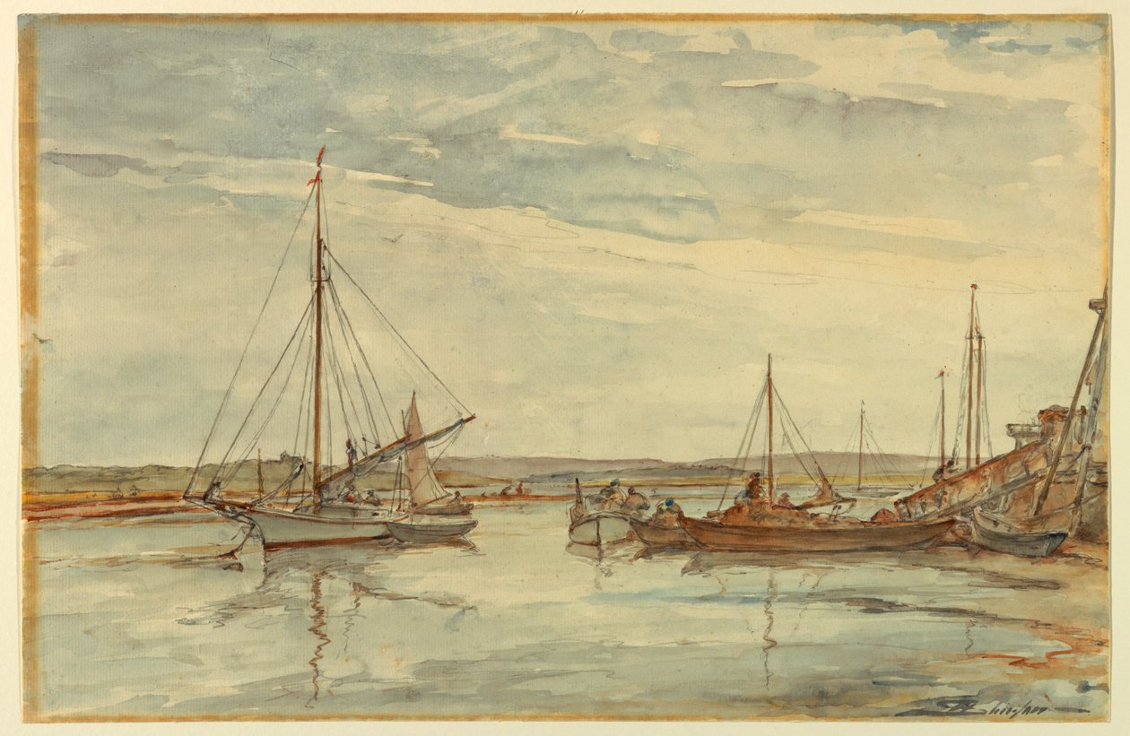 Paysage marin - Walter Shirlaw
