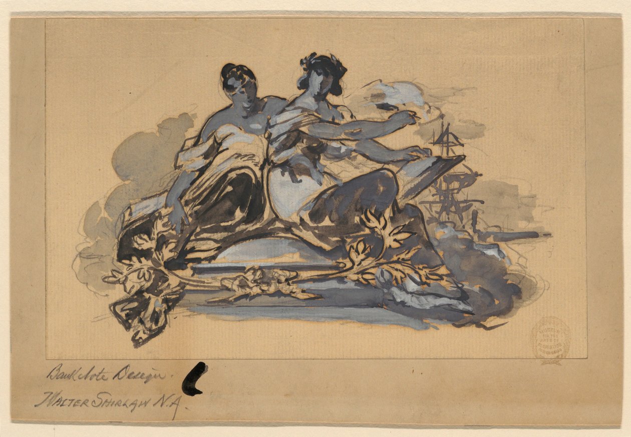 Conception de Billet de Banque - Walter Shirlaw