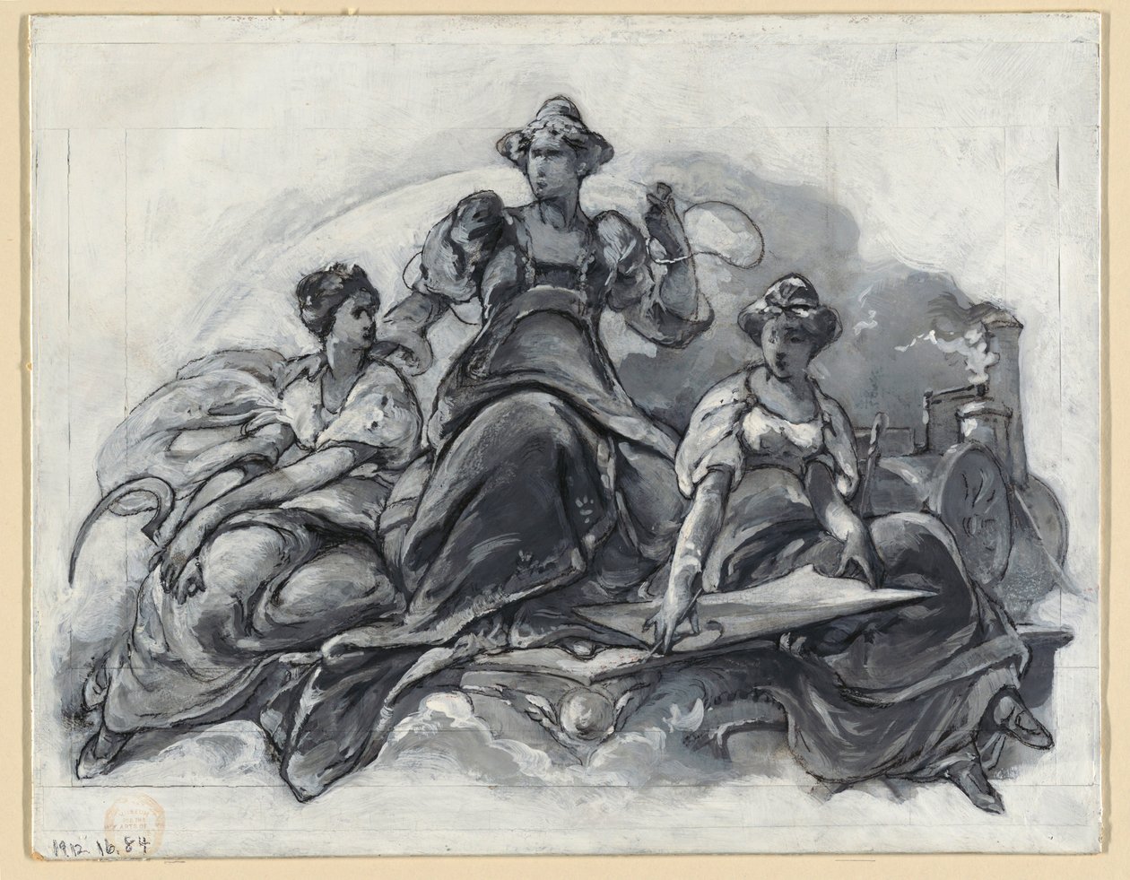 Conception pour un billet de banque - Walter Shirlaw