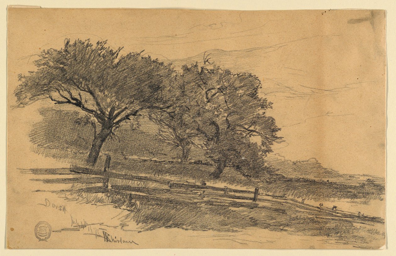 Paysage à Dorset, Vermont - Walter Shirlaw
