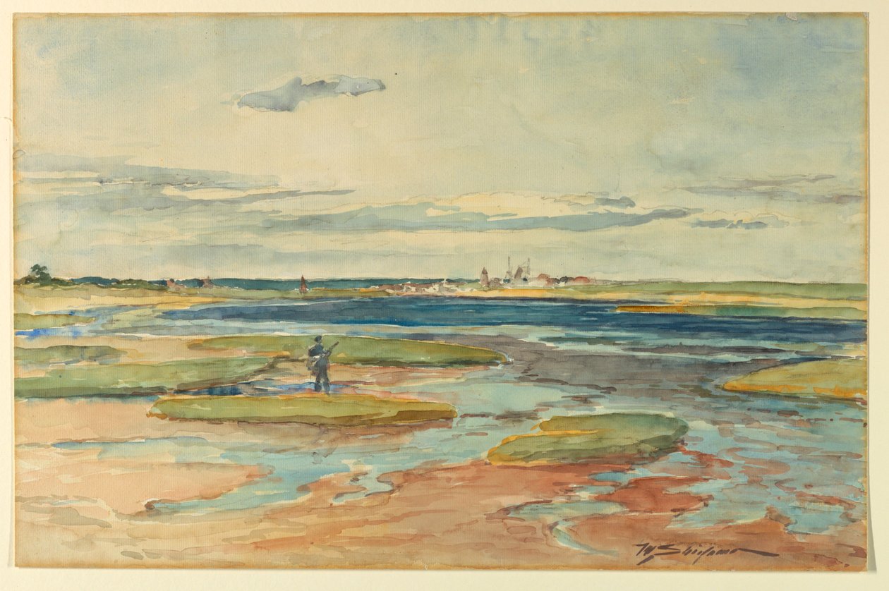 Marée basse, Annisquam - Walter Shirlaw