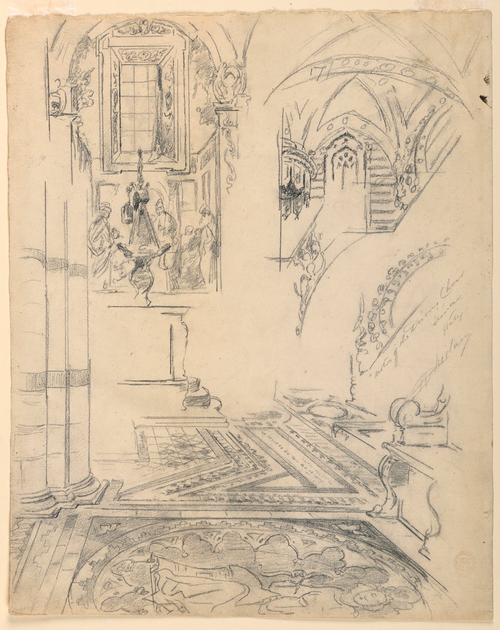 Notes du chœur du Duomo, Sienne, Italie - Walter Shirlaw