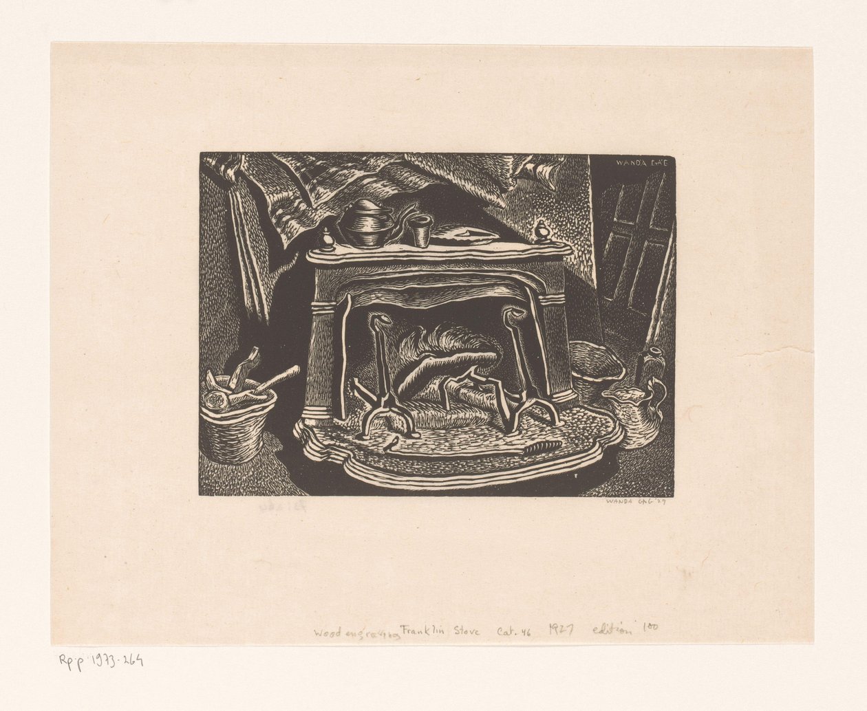 Cheminée - Wanda Gág (signed by artist)