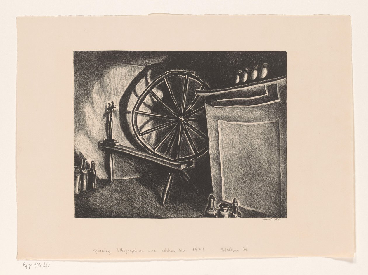 Roue à filer - Wanda Gág (signed by artist)