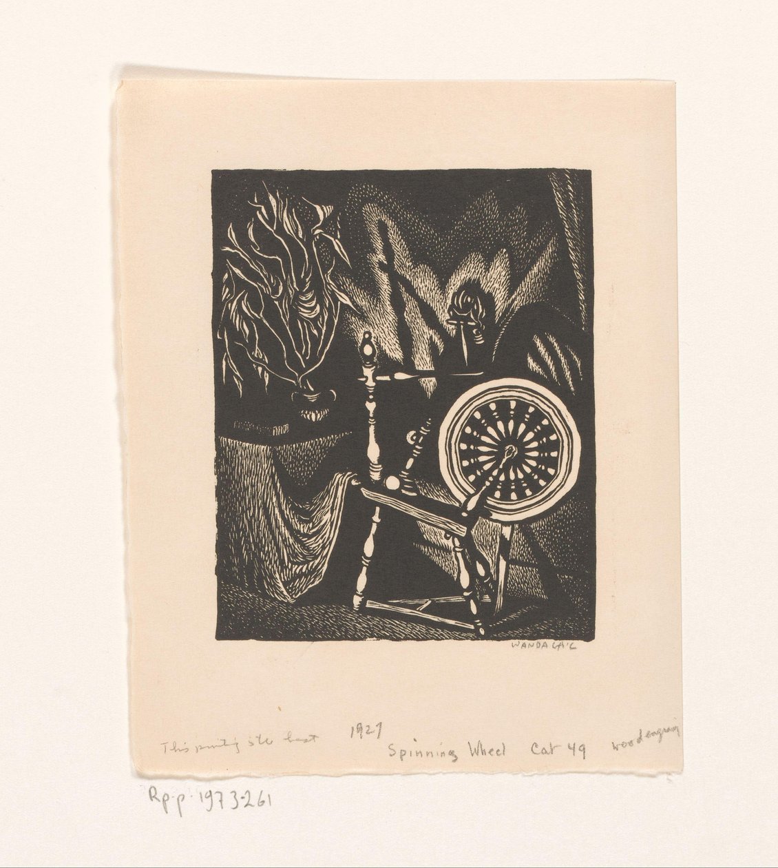Roue à filer - Wanda Gág (signed by artist)