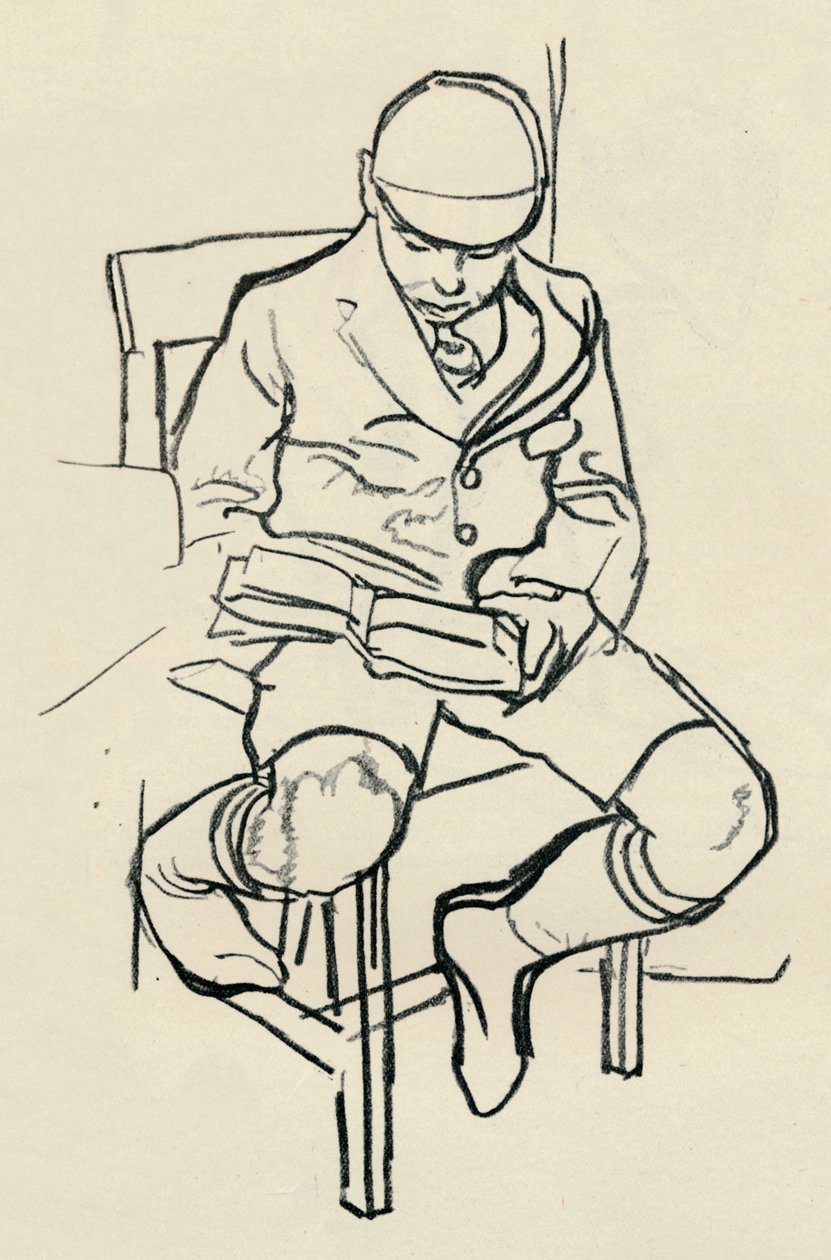 Garçon lisant, c1900 - Warwick Reynolds